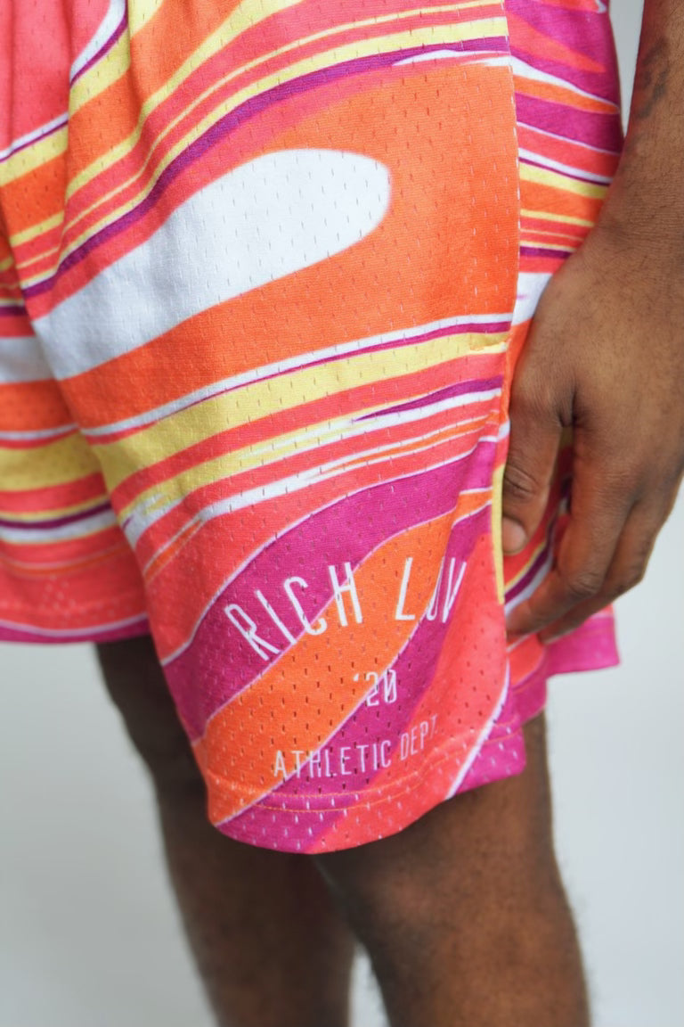 Summer Sunset Mesh Shorts