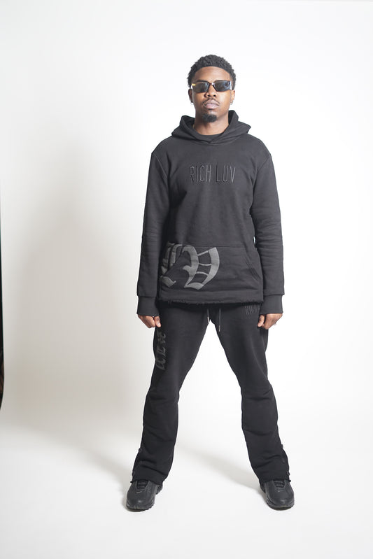 Original Flare Triple Black Sweat Pants